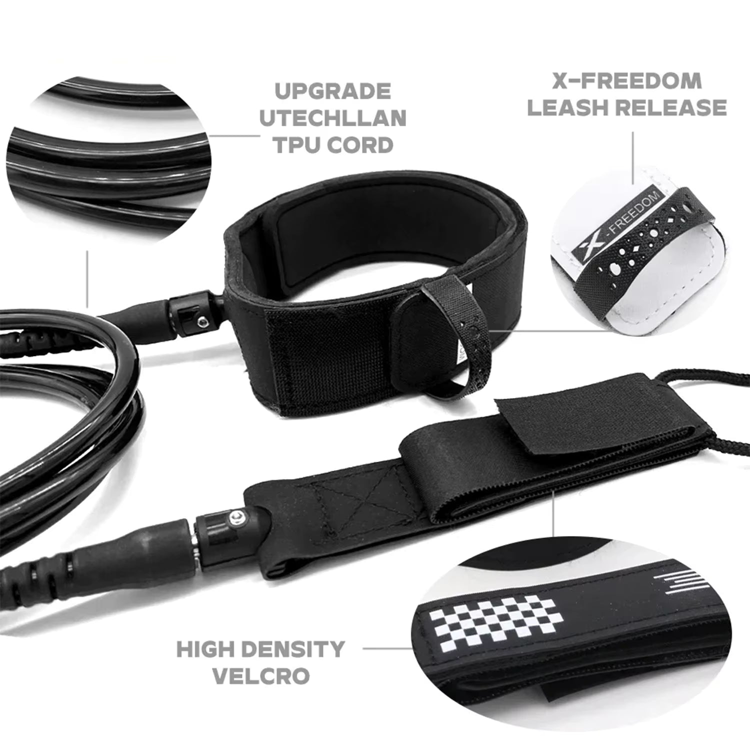 Leash de Surf Pro Series Underice – Eco-Friendly
