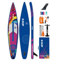 Tabla SUP Inflable ESUP Encounter Rainbow 12'6" x 28" – Racing Kit Completo